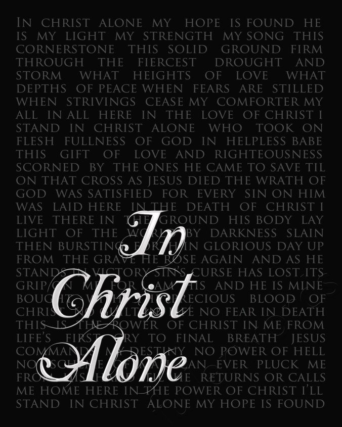 In Christ Alone lyrics